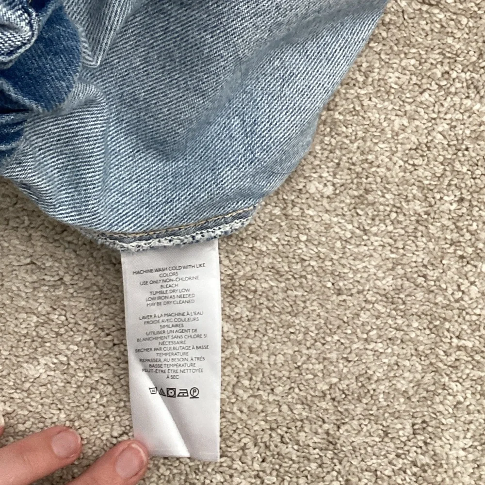 We The Free Light Blue Denim Romper medium free people - Picture 5 of 7